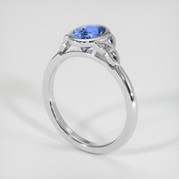 1.06 Ct. Bi Color Sapphire Ring, 14K White Gold 2