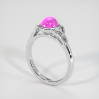 1.90 Ct. Sapphire Ring, 14K White Gold 2