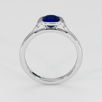 1.79 Ct. Blue Sapphire Ring, 18K White Gold 3