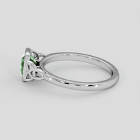 1.54 Ct. Green Sapphire Ring, 18K White Gold 4