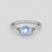 1.33 Ct. Blue Sapphire Ring, 18K White Gold 1