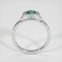0.75 Ct. Sapphire Ring, 18K White Gold 3