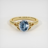 1.20 Ct. Gemstone Ring, 14K White & Yellow 1