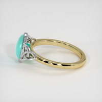 1.30 Ct. Gemstone Ring, 14K White & Yellow 4