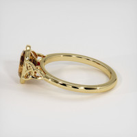 2.50 Ct. Brown Sapphire Ring, 10K Yellow Gold 4