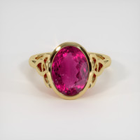 3.99 Ct. Gemstone Ring, 14K Yellow Gold 1