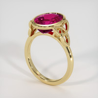 3.99 Ct. Gemstone Ring, 14K Yellow Gold 2