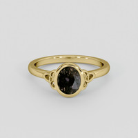 1.02 Ct. Color Change Sapphire Ring, 14K Yellow Gold 1