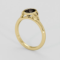 1.02 Ct. Color Change Sapphire Ring, 14K Yellow Gold 2