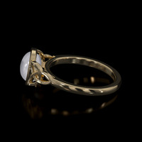 2.92 Ct. Sapphire Ring, 14K Yellow Gold 4