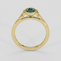 1.45 Ct. Bluish Green Sapphire Ring, 14K Yellow Gold 3