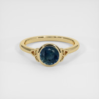 1.27 Ct. Sapphire Ring, 14K Yellow Gold 1