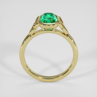 1.46 Ct. Emerald Ring, 18K Yellow Gold 3