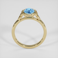 1.52 Ct. Sky Blue Topaz Ring, 18K Yellow Gold 3