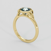 1.33 Ct. Bi Color Sapphire Ring, 18K Yellow Gold 2