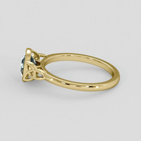 1.33 Ct. Bi Color Sapphire Ring, 18K Yellow Gold 4