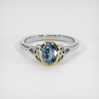 1.20 Ct. Gemstone Ring, 14K Yellow & White 1