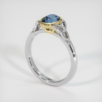 1.20 Ct. Gemstone Ring, 14K Yellow & White 2