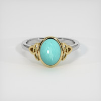 1.30 Ct. Gemstone Ring, 14K Yellow & White 1