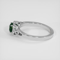 1.13 Ct. Green Sapphire Ring, Platinum 950 4