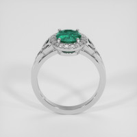 1.83 Ct. Bluish Green Sapphire Ring, Platinum 950 3