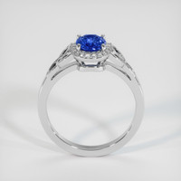 1.14 Ct. Blue Sapphire Ring, 10K White Gold 3