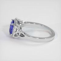 1.55 Ct. Color Change Sapphire Ring, 14K White Gold 4