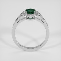 1.13 Ct. Green Sapphire Ring, 14K White Gold 3