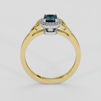 0.55 Ct. Alexandrite Ring, 18K White & Yellow 3