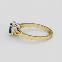 0.55 Ct. Alexandrite Ring, 18K White & Yellow 4