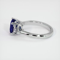2.68 Ct. Blue Sapphire Ring, Platinum 950 4