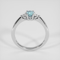 0.47 Ct. Bluish Green to Reddish Purple Alexandrite Ring, Platinum 950 3