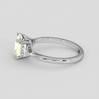 2.65 Ct. Yellow Sapphire Ring, Platinum 950 4