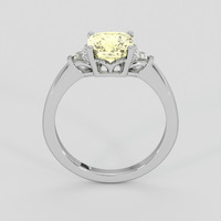 1.94 Ct. Yellow Sapphire Ring, Platinum 950 3