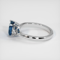 2.05 Ct. Sapphire Ring, Platinum 950 4