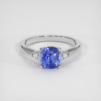 2.06 Ct. Sapphire Ring, Platinum 950 1