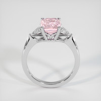3.59 Ct. Pink Sapphire Ring, Platinum 950 3