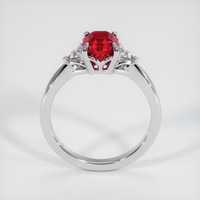 1.55 Ct. Ruby Ring, 10K White Gold 3