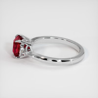 1.55 Ct. Ruby Ring, 10K White Gold 4