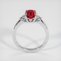 1.55 Ct. Ruby Ring, 14K White Gold 3