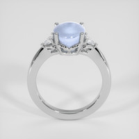 4.14 Ct. White Sapphire Ring, 14K White Gold 3