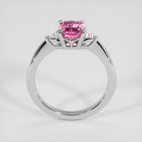 1.49 Ct. Reddish Pink Sapphire Ring, 14K White Gold 3