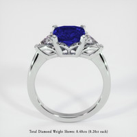 2.68 Ct. Blue Sapphire Ring, 18K White Gold 2