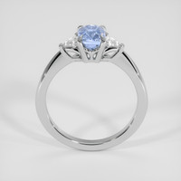 1.27 Ct. Blue Sapphire Ring, 18K White Gold 3