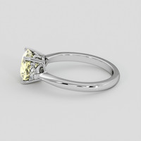1.94 Ct. Yellow Sapphire Ring, 18K White Gold 4