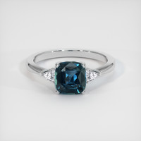 2.32 Ct. Sapphire Ring, 18K White Gold 1