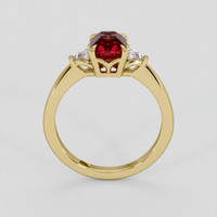 1.55 Ct. Ruby Ring, 14K Yellow Gold 3