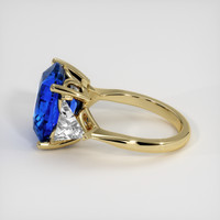 9.03 Ct. Blue Sapphire Ring, 14K Yellow Gold 4