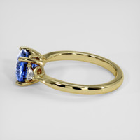 2.30 Ct. Blue Sapphire Ring, 14K Yellow Gold 4