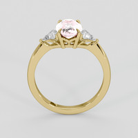 2.13 Ct. Pink Sapphire Ring, 14K Yellow Gold 3